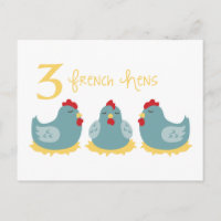 3 Französische Hennen