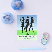 3 Frauen kaufen Freunde Flyer (Einzeln)