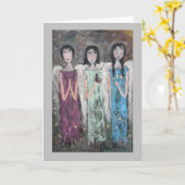 3 Friedenskarte Karte (Gelbe Blume)