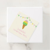 3 Fun 3. Geburtstag Eiscreme Party Geschenkanhänger (Beispiel)