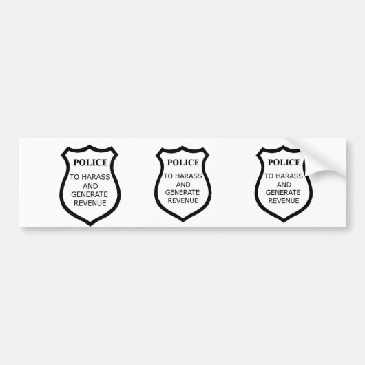 3 für 1: Polizei: Zu Einkommen bedrängen und Autoaufkleber (Vorne)