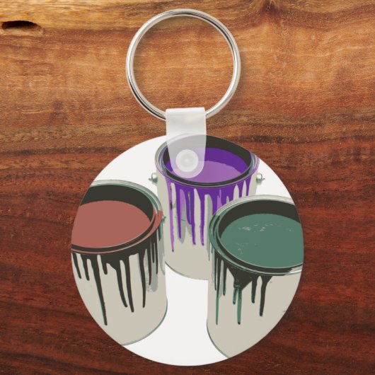 3 Gallonen Farbe Schlüsselanhänger (Vorderseite)