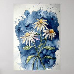 3 Gänseblümchen Poster