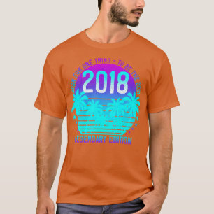 3. Geburtstag 2018 Vintage Ästhetische Sonnenunter T-Shirt