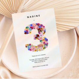 3. Geburtstag 3. Geburtstag Party Einladung