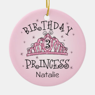 3. Geburtstag Andenken-Verzierung Keramik Ornament