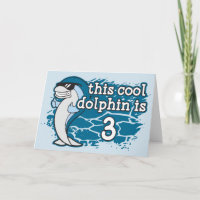 3. Geburtstag des Kindes Diese Coole Dolphin ist d