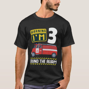 3. Geburtstag Feuerwehrmann Feuerwehrmann Feuerweh T-Shirt