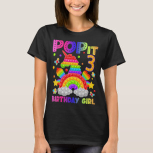 3. Geburtstag Fidget Toy Pop Es Geburtstagskind 3 T-Shirt