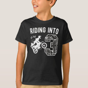 3. Geburtstag Geschenk Dirt Bike 3 Jahre alter Mot T-Shirt