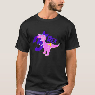 3. Geburtstag Girl Dinosaur T Rex Kinder 3 Jahre a T-Shirt