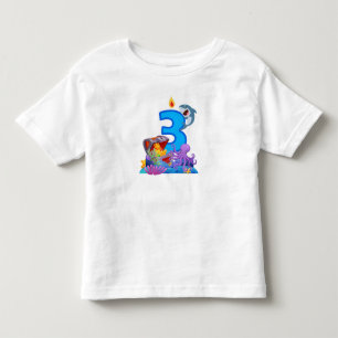 3. Geburtstag Hai & Schatztruhe Ozean-Thema Kleinkind T-shirt