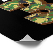 3. Geburtstag Jagd Hirsche 3 Jahre Jäger Poster (Ecke)