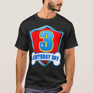3. Geburtstag Junge 3 Jahre alter Patrol Hunde Lov T-Shirt