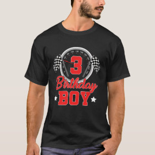 3. Geburtstag Junge Rennwagen Geburtstag Rennwagen T-Shirt