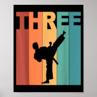 3. Geburtstag Karate Taekwondo Thema 3 Jahre alt