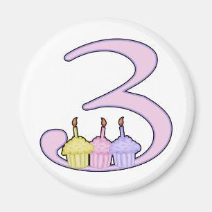 3. Geburtstag Magnet