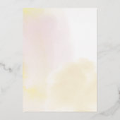 3. Geburtstag Party Folieneinladung (Rückseite)