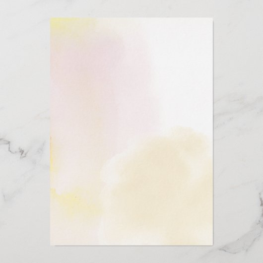 3. Geburtstag Party Folieneinladung (Rückseite)