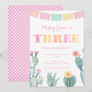 3. Geburtstag Party für Mädchen, Taco Über eine Fi Einladung
