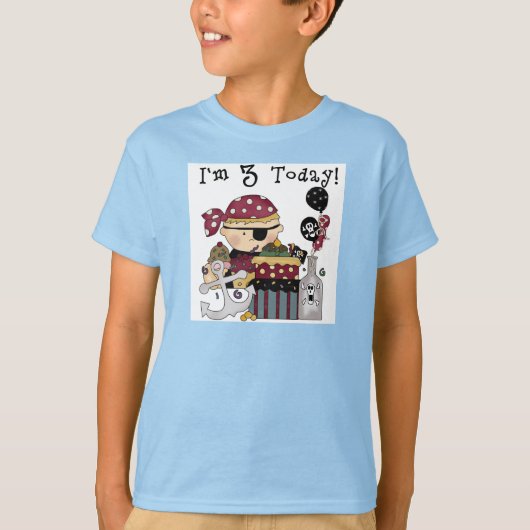 3. Geburtstag Pirate Tshirts and Gifts (Vorderseite)