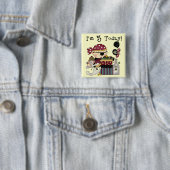 3. Geburtstag Pirate Tshirts and Gifts Button (Beispiel)