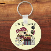 3. Geburtstag Pirate Tshirts and Gifts Schlüsselanhänger (Vorderseite)