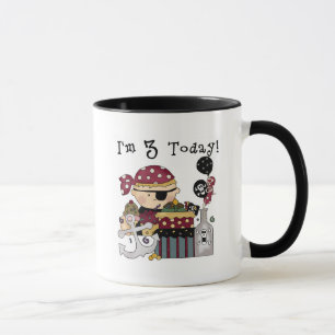 3. Geburtstag Pirate Tshirts and Gifts Tasse