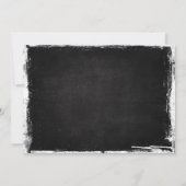 3. Geburtstag Rockstar Foto Einladung (Rückseite)