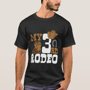3. Geburtstag Rodeo 3 Jahre Jungen Mädchen Geburts T-Shirt