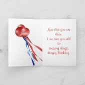 3. Geburtstags-Ballone Karte (Innenseite)