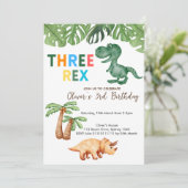 3. Geburtstags-Party Einladung (Stehend Vorderseite)