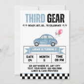 3. Geburtstags-Party Einladung (Vorderseite)