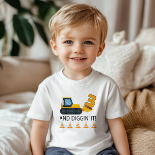 3. Geburtstags-T - Shirt - Gelber Sprung