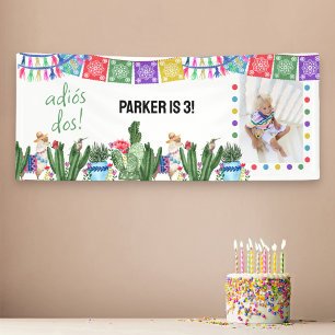 3. Geburtstagsfeier Adios Dos Mexikanische Fiesta Banner