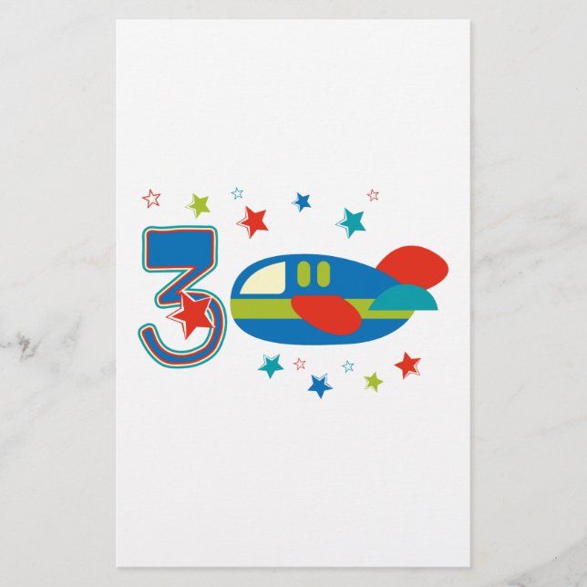 3. Geburtstagsflugzeug (Vorderseite)