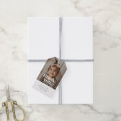 3. Geburtstagsfoto-Geschenk-Dankeschön-Tags Geschenkanhänger (Mit Garn)
