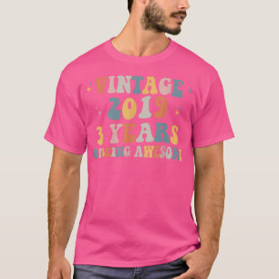 3. Geburtstagsgeschenk Vintage 2019 limitierte Auf T-Shirt