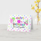 3. Geburtstagsgrandtochter Karte (Gelbe Blume)