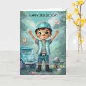 3. Geburtstagskarte Karte (Gelbe Blume)