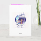 3. Geburtstagskarte mit Niedlicher Ballerina Karte (Rückseite)