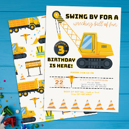 3. Geburtstagskrane Einladung