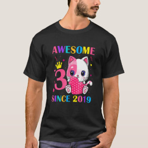 3. Geburtstagsmädchen 3 Jahre alt Phantastisch sei T-Shirt