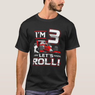 3. Geburtstagsrennen Auto 3 Jahre alt Roll Toddle T-Shirt