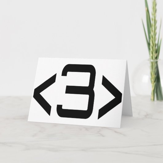 <3>Gegenseitige Liebe - Internet-Thema Herz Feiertagskarte (Vorderseite)