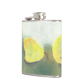 3 Gelbe und grüne Birnen Flachmann (Links)