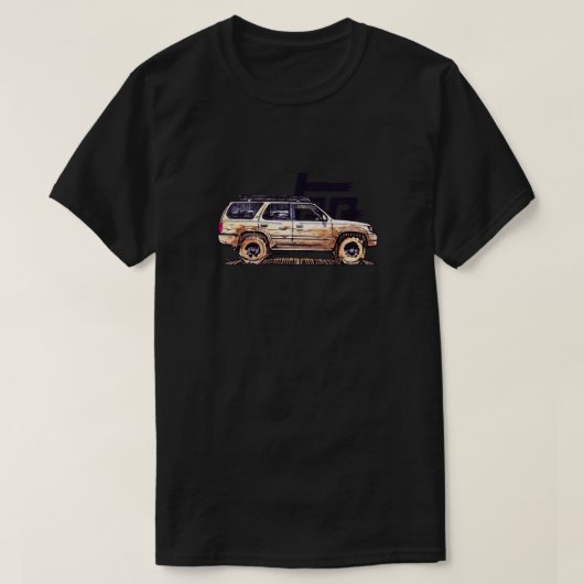 3. Gen 4Runner TRD - Tan Classic T-Shirt (Design vorne)
