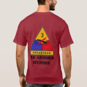 3. Gepanzerte Abteilungs-Shirt T-Shirt (Rückseite)