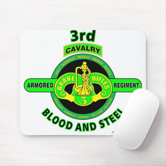 3. GEPANZERTE KAVALLERIE-REGIMENT " TAPFERE MOUSEPAD (Mit Mouse)