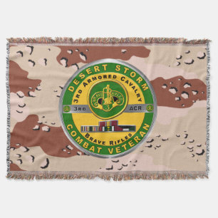 3. Gepanzertes Kavallerieregiment Desert Storm Vet Decke